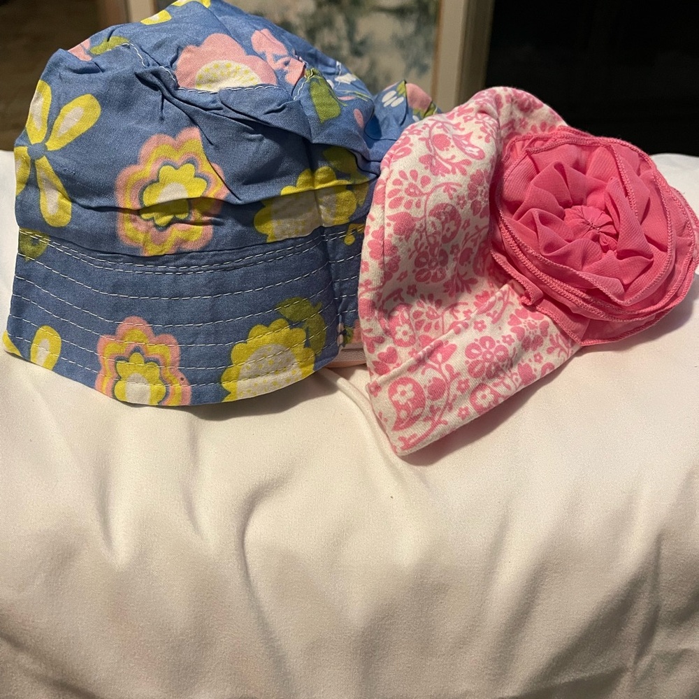 Source Unknown Blue and Pink Hats Whimsical Accessories